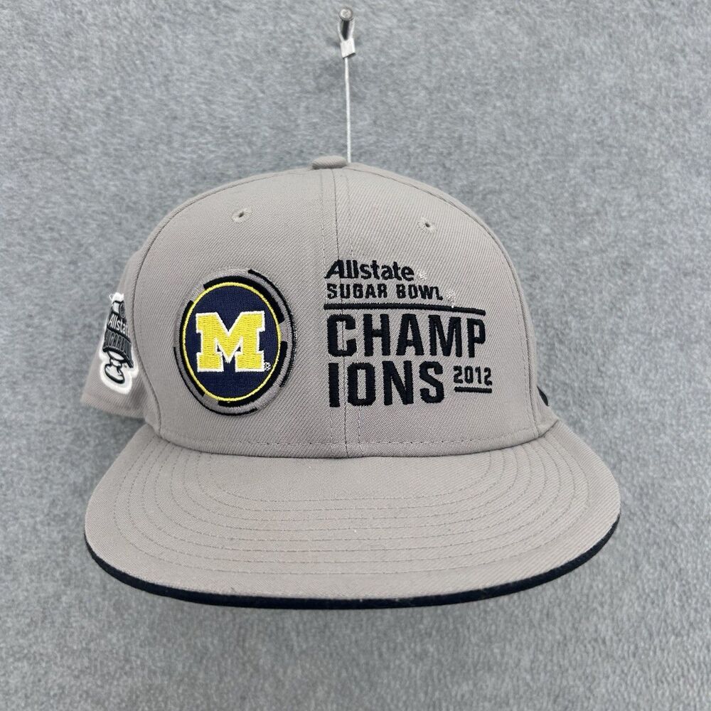 Nike Michigan Wolverines 2012 Sugar Bowl Champions Gray Adjustable Cap Hat